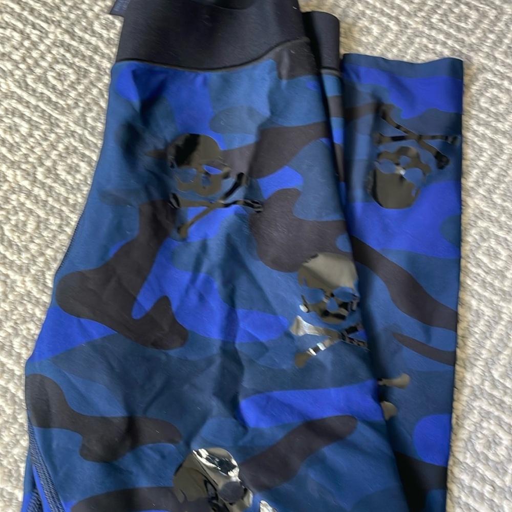 Ultracor SoulCycle leggings blue camo sz small